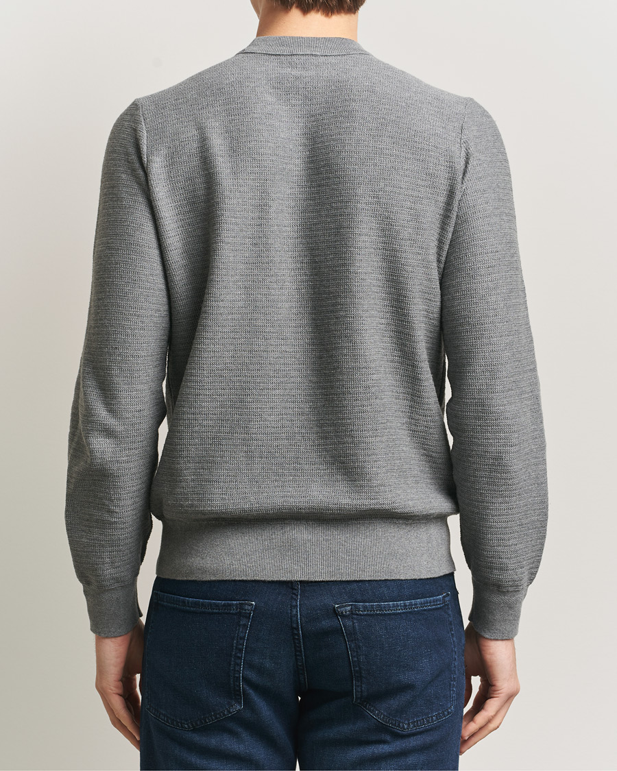 Herre | Trøjer | BOSS ORANGE | Anion Knitted Sweater Silver