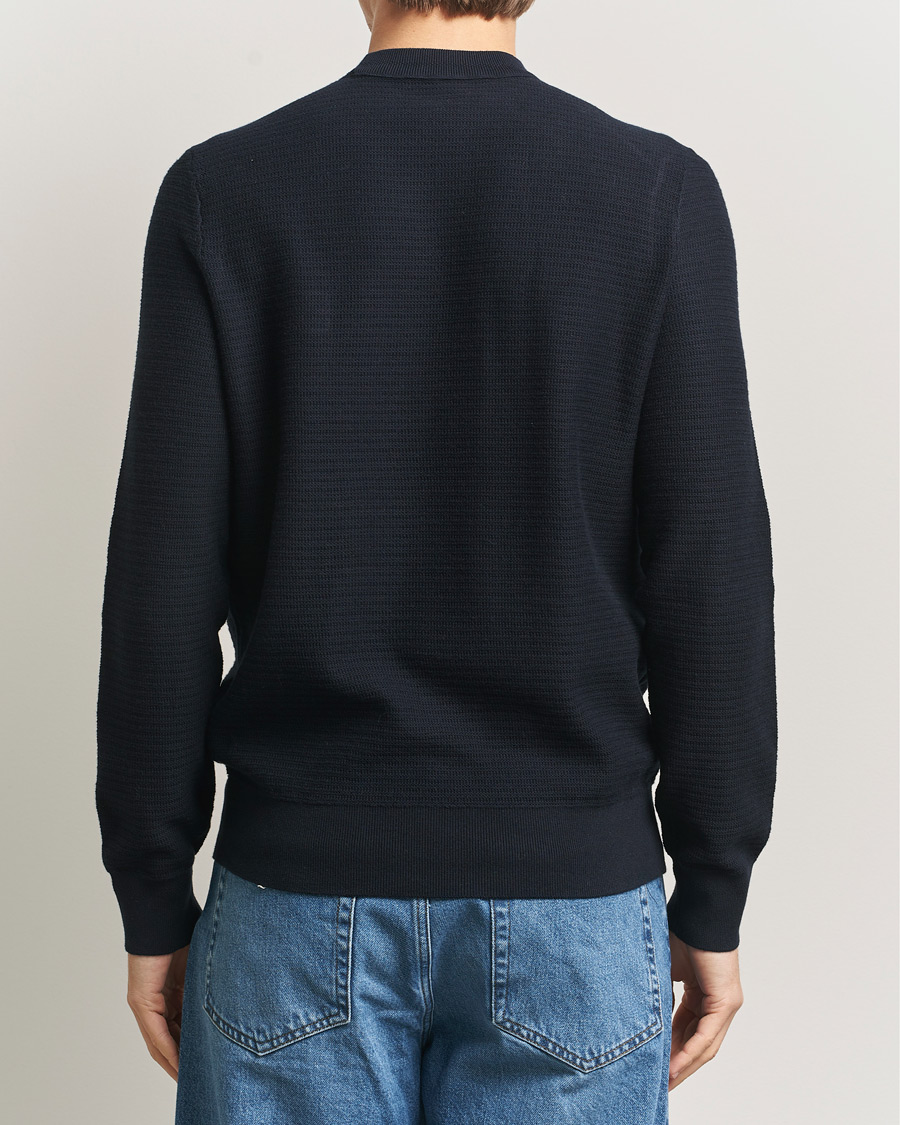 Herre | Trøjer | BOSS ORANGE | Anion Knitted Sweater Dark Blue