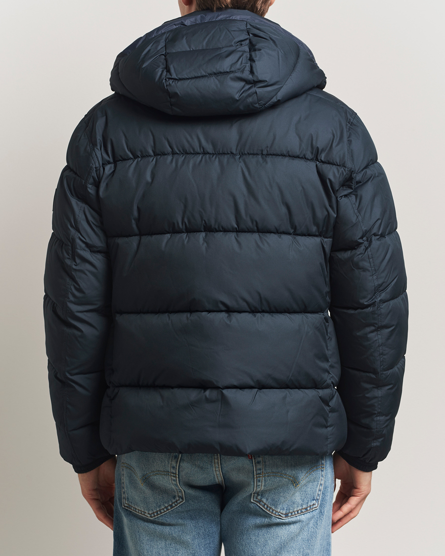 Herre | Jakker | BOSS ORANGE | Omaris Down Hooded Jacket Dark Blue
