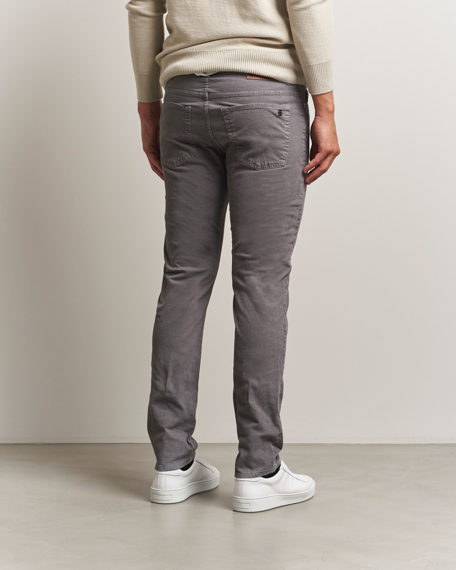 Herre | Bukser | BOSS ORANGE | Delaware Corduroy Cotton 5-Pocket Pants Open Grey