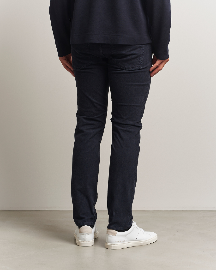 Herre | Bukser | BOSS ORANGE | Delaware Corduroy Cotton 5-Pocket Pants Dark Blue