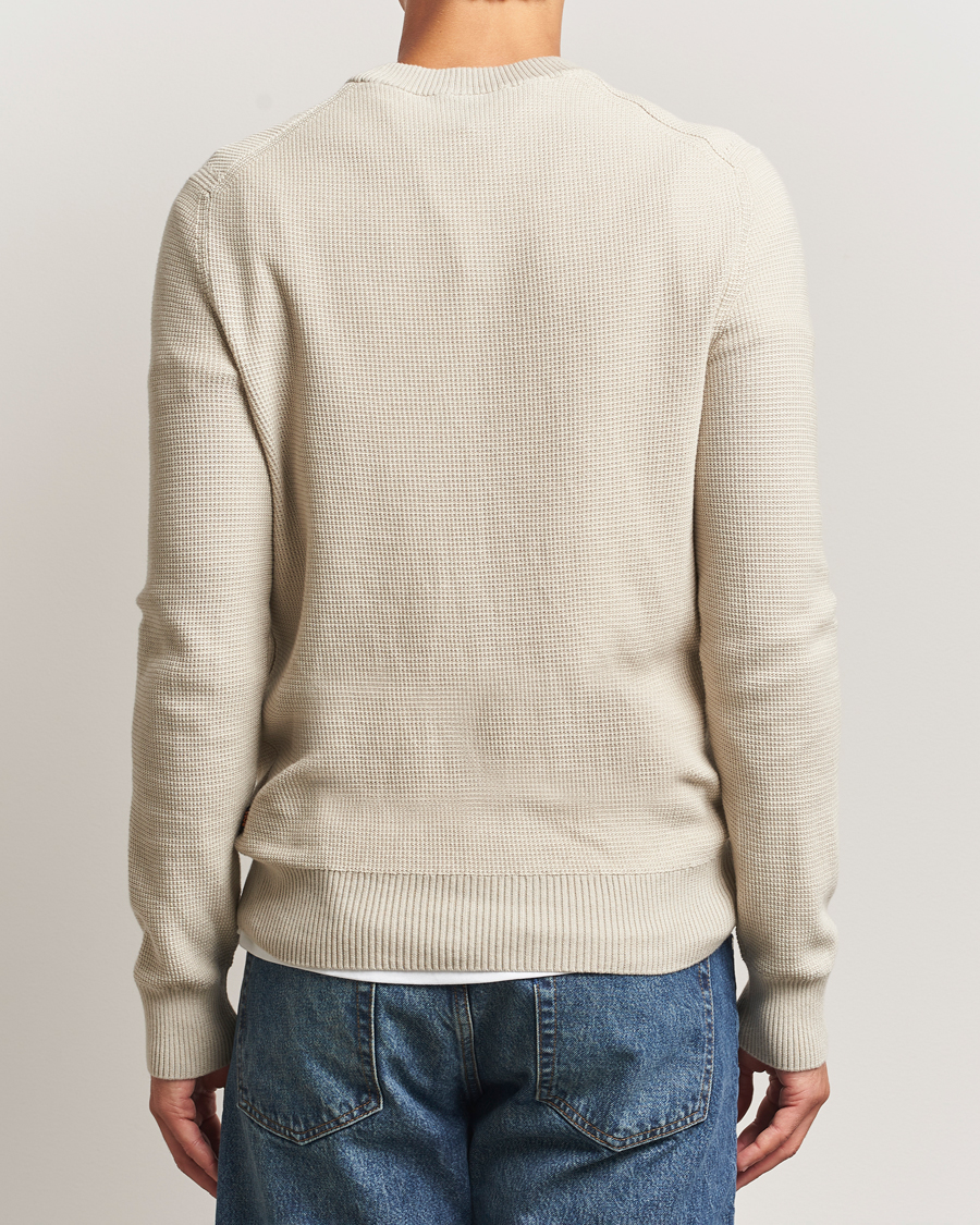 Herre | Trøjer | BOSS ORANGE | Klapok Knitted Crew Neck Sweater Light Beige
