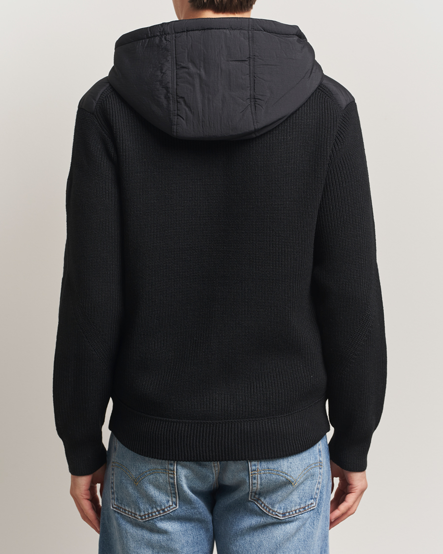 Herre | Trøjer | BOSS ORANGE | Kiaccio Hybrid Hooded Full Zip Black