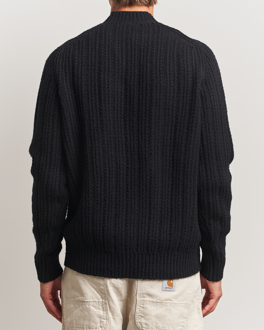 Herre | Trøjer | BOSS ORANGE | Kortho Wool Knitted Cardigan Black