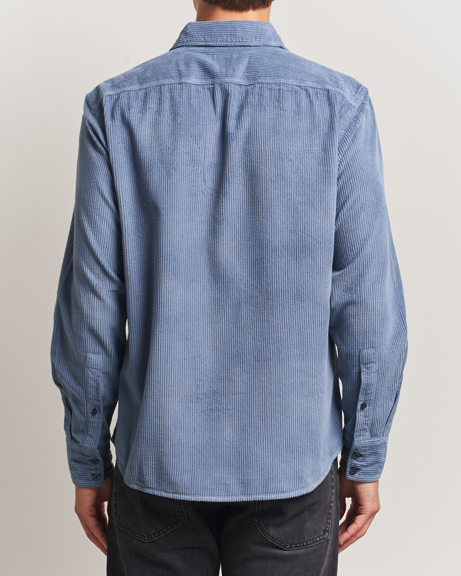 Herre | Skjorter | BOSS ORANGE | Relegant Corduroy Shirt Open Blue