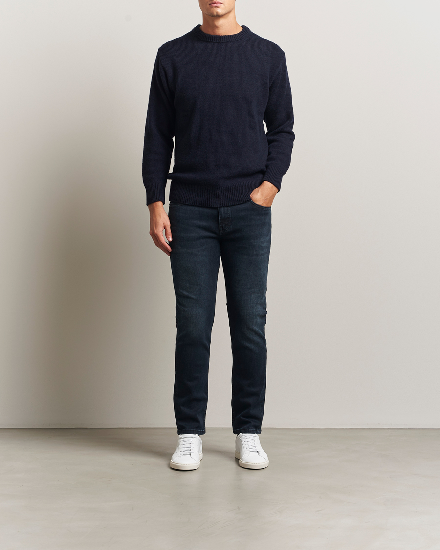 Herre | Jeans | BOSS ORANGE | Delaware Slim Fit Jeans Dark Blue