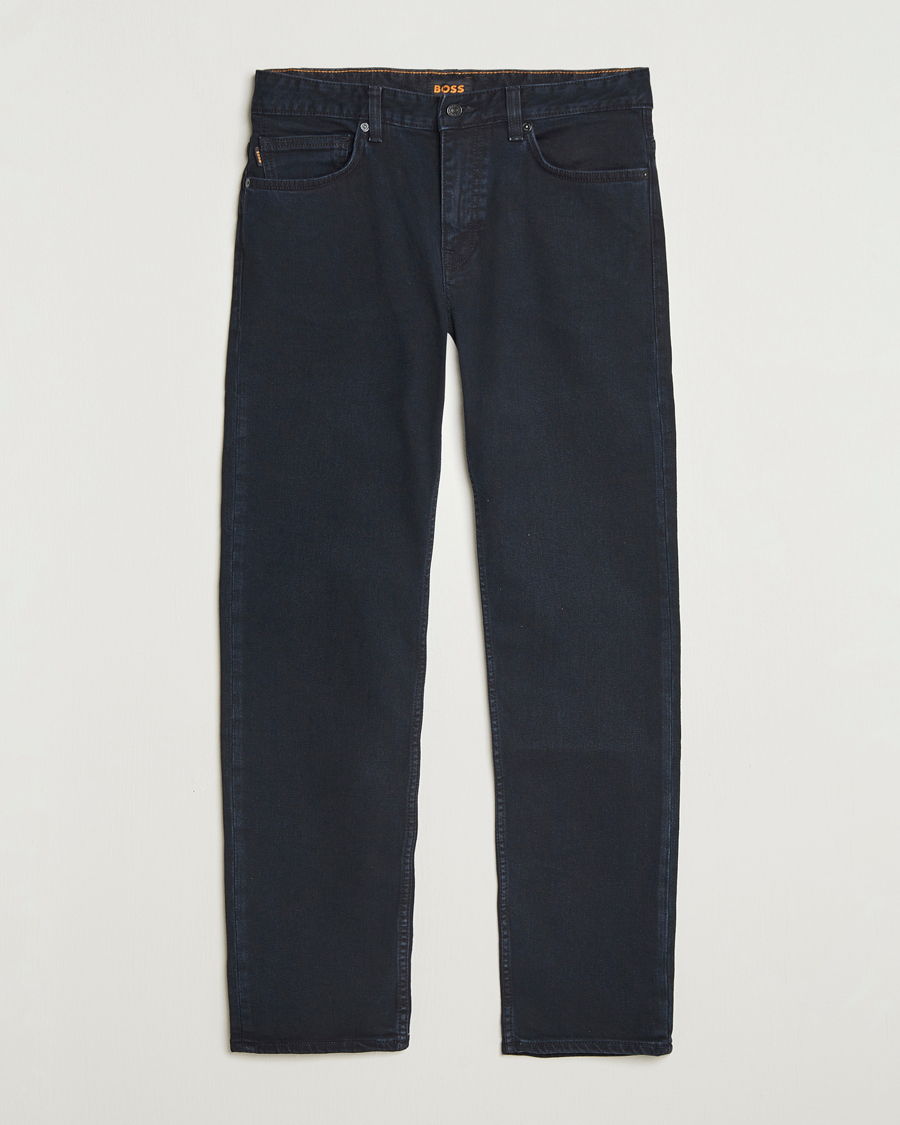 Herre | Jeans | BOSS ORANGE | Delaware Slim Fit Jeans Dark Blue