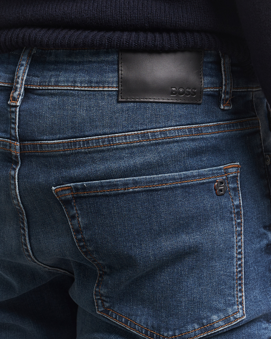 Herre | Jeans | BOSS ORANGE | Re.Maine Regular Fit Jeans Dark Blue