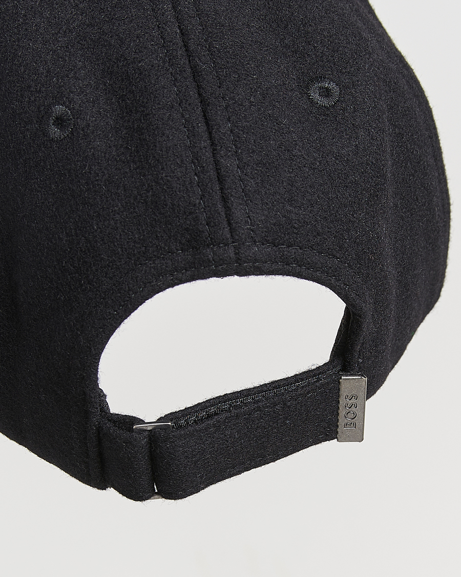 Herre | Hatte & kasketter | BOSS ORANGE | Derrel Wool Cap Black