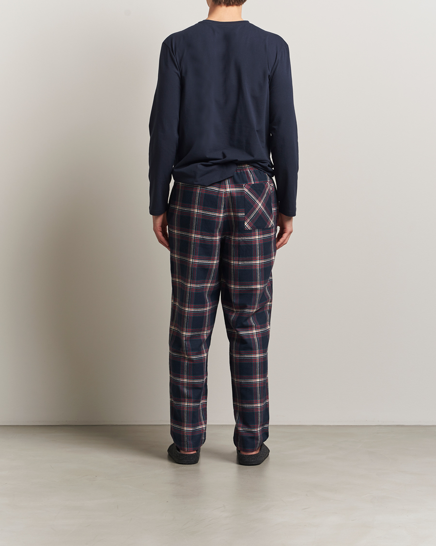 Herre | Pyjamas & Morgenkåber | BOSS BLACK | Long Sleeve Pyjama Set Open Blue