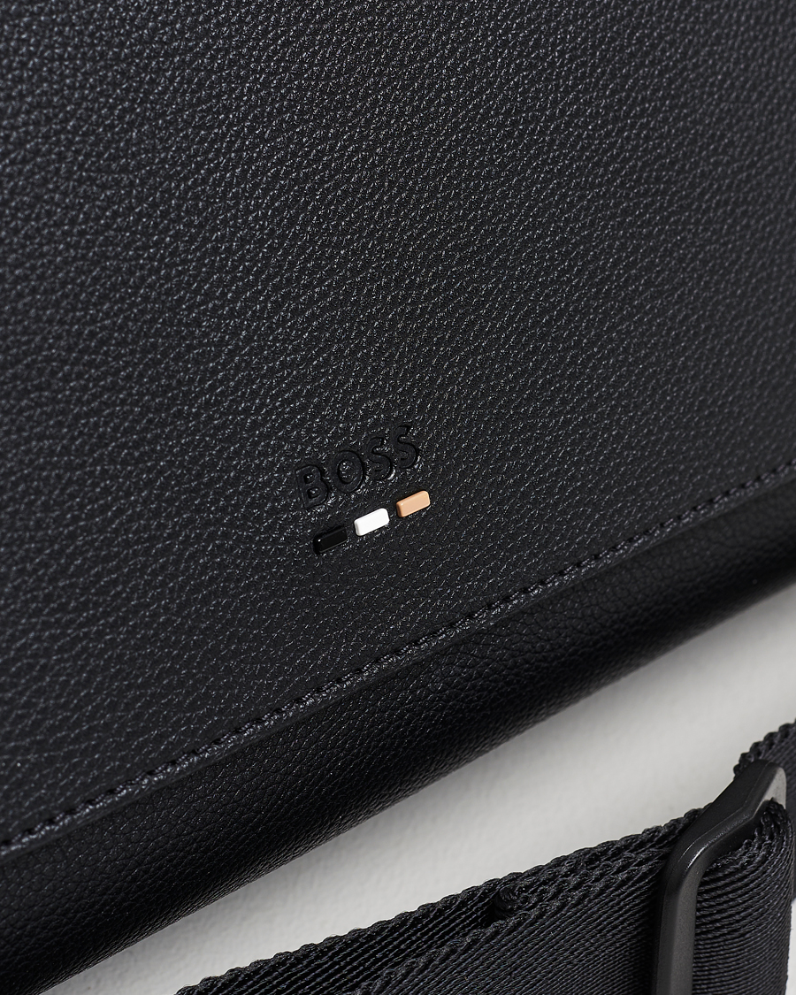 Herre | Tasker | BOSS BLACK | Ray Flap Messenger Bag Black