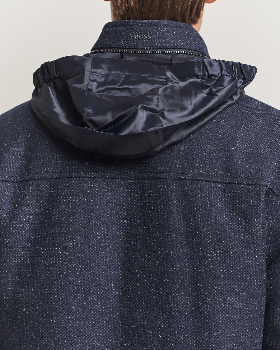 Herre | Jakker | BOSS BLACK | Camron Wool Coat Dark Blue