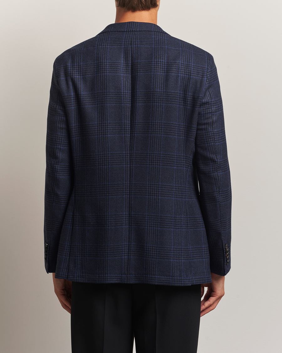 Herre | Blazere & jakker | BOSS CAMEL | Jeff Wool Checked Blazer Dark Blue