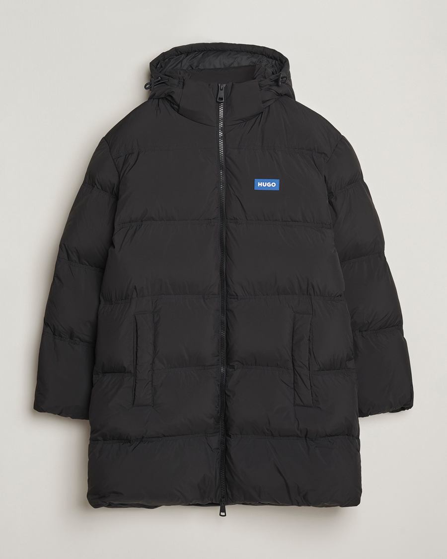 Herre | Jakker | HUGO | Bodi Hooded Puffer Parka Black