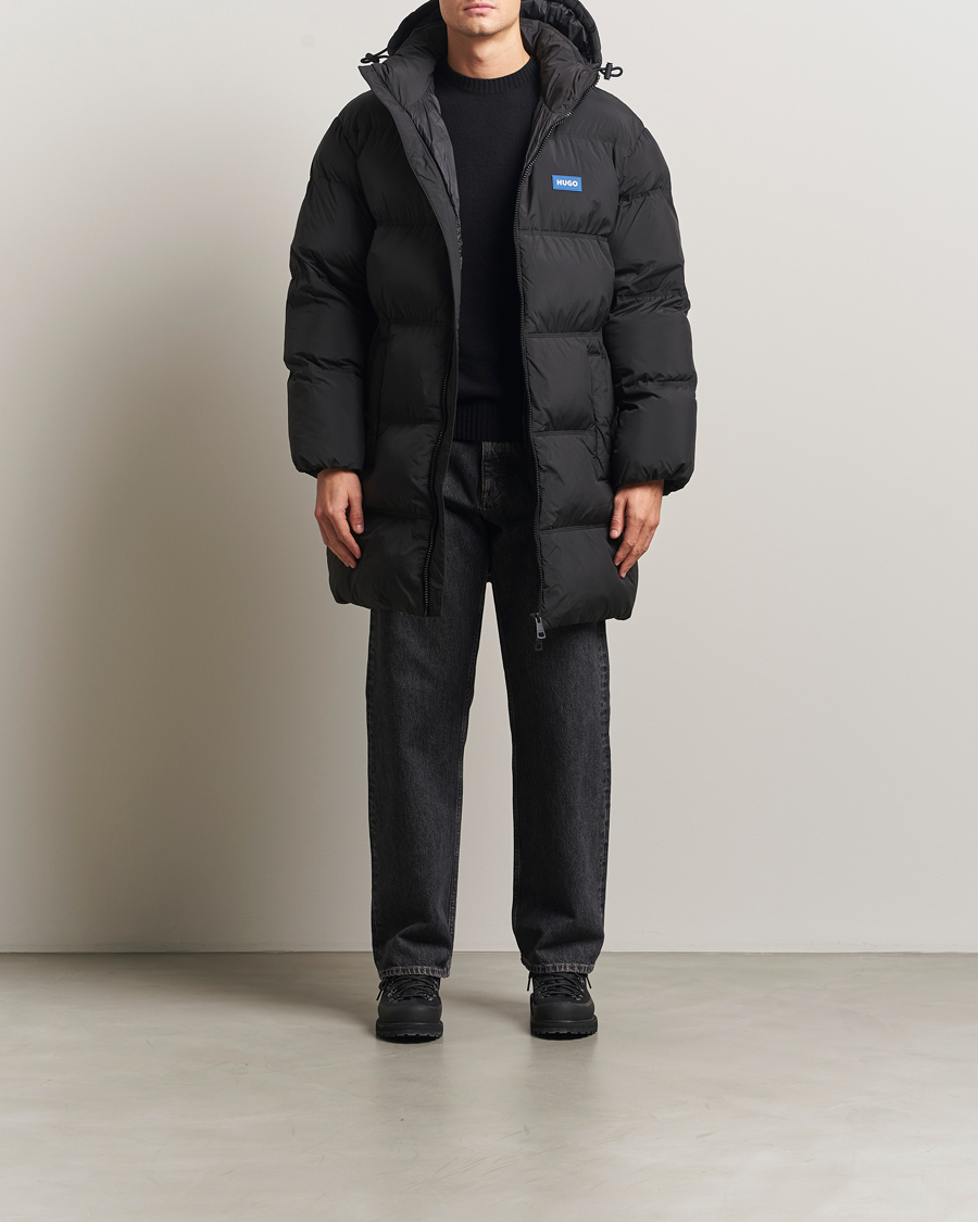 Herre | Jakker | HUGO | Bodi Hooded Puffer Parka Black
