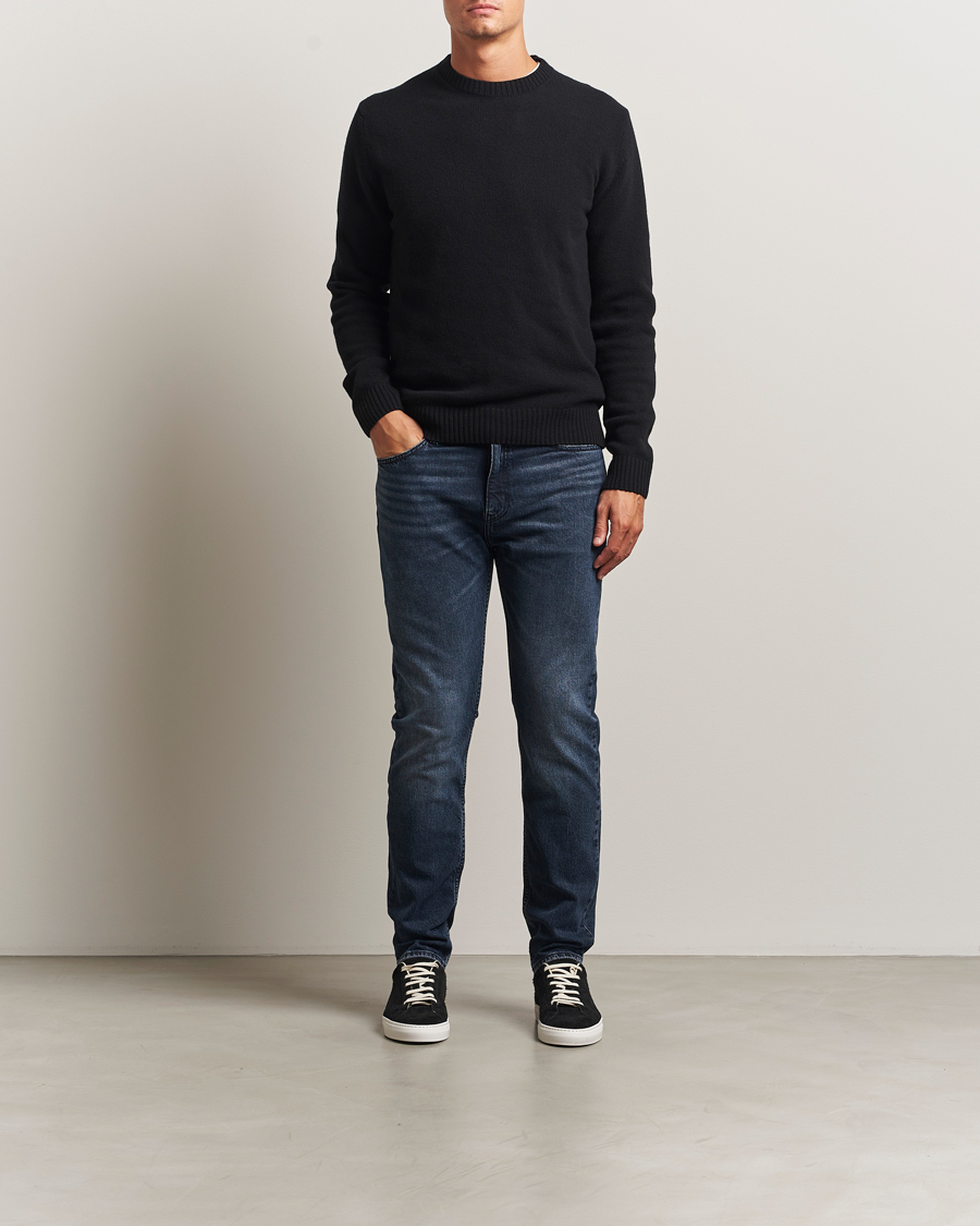 Herre | Jeans | HUGO | Ash Slim Fit Jeans Dark Blue