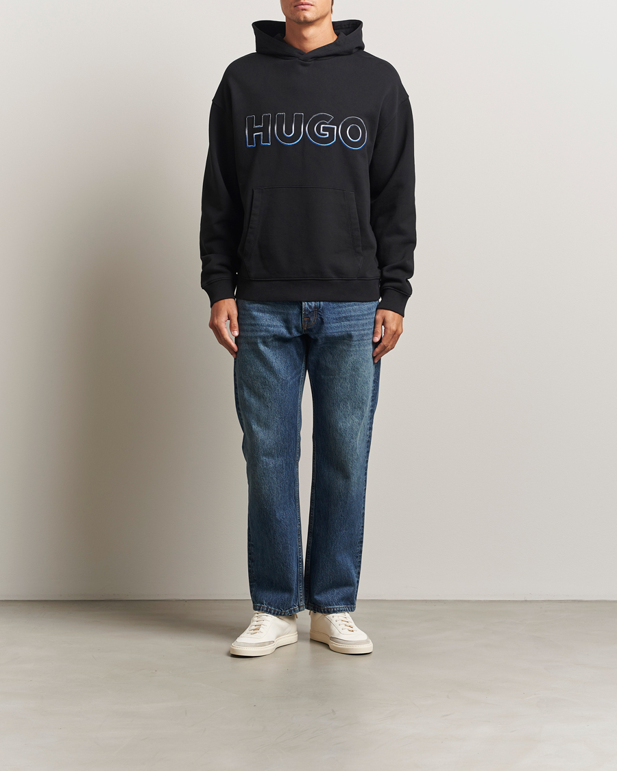 Herre | Trøjer | HUGO | Nogudi Logo Hoodie Black