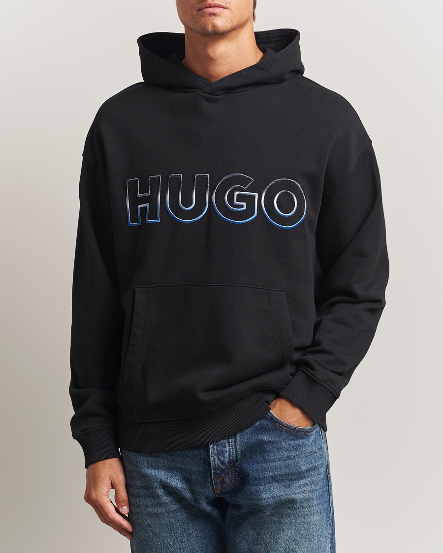 Herre | Trøjer | HUGO | Nogudi Logo Hoodie Black