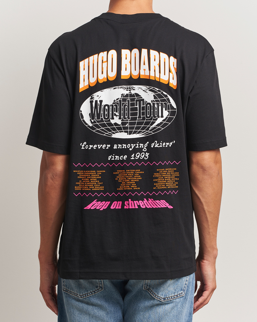Herre | T-Shirts | HUGO | Nartupix Logo T-Shirt Black