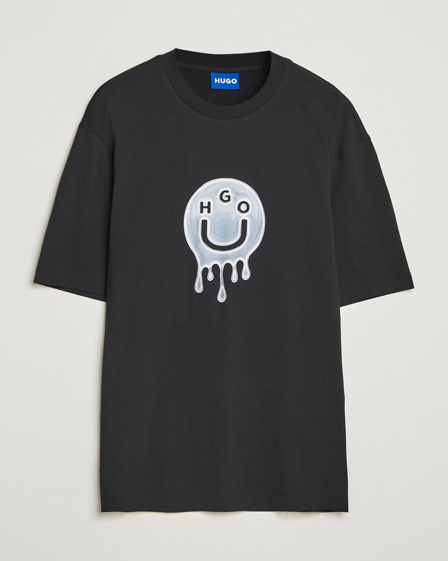 Herre | T-Shirts | HUGO | Nedirix Logo T-Shirt Black