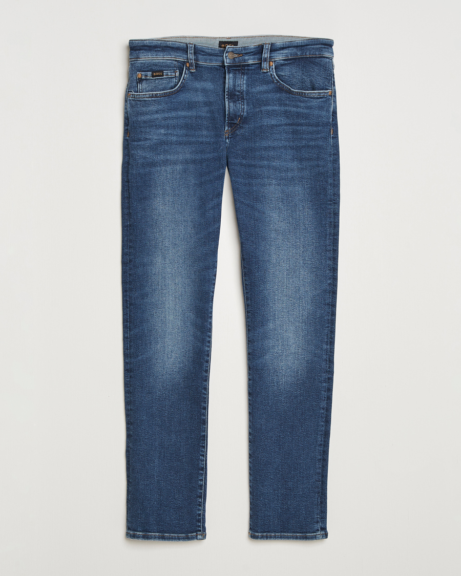 Herre | Jeans | BOSS CAMEL | Karoo Slim Fit Jeans Navy