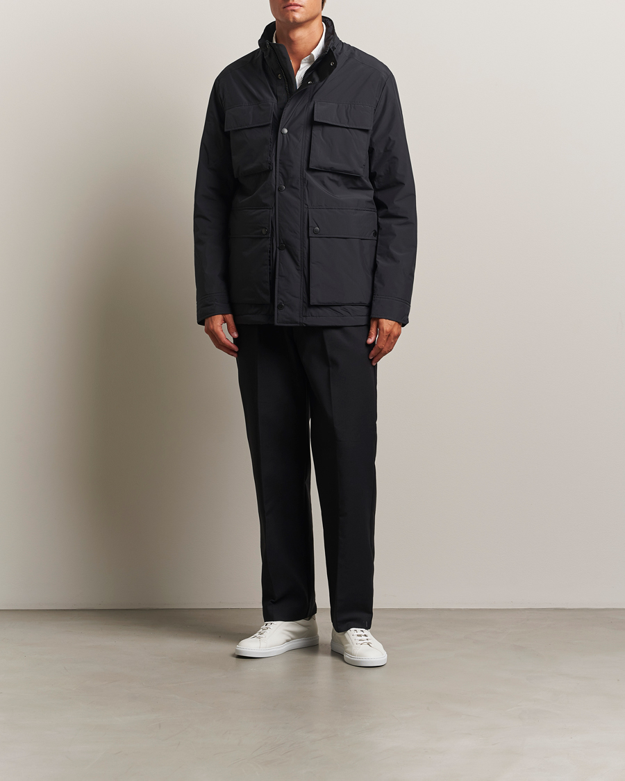 Herre | Jakker | J.Lindeberg | Aiden 2L Padded Field Jacket Black