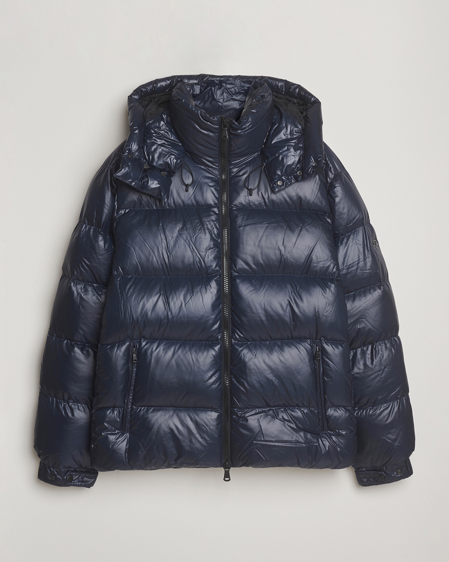 Herre | Jakker | J.Lindeberg | Creek Down Hooded Jacket Navy