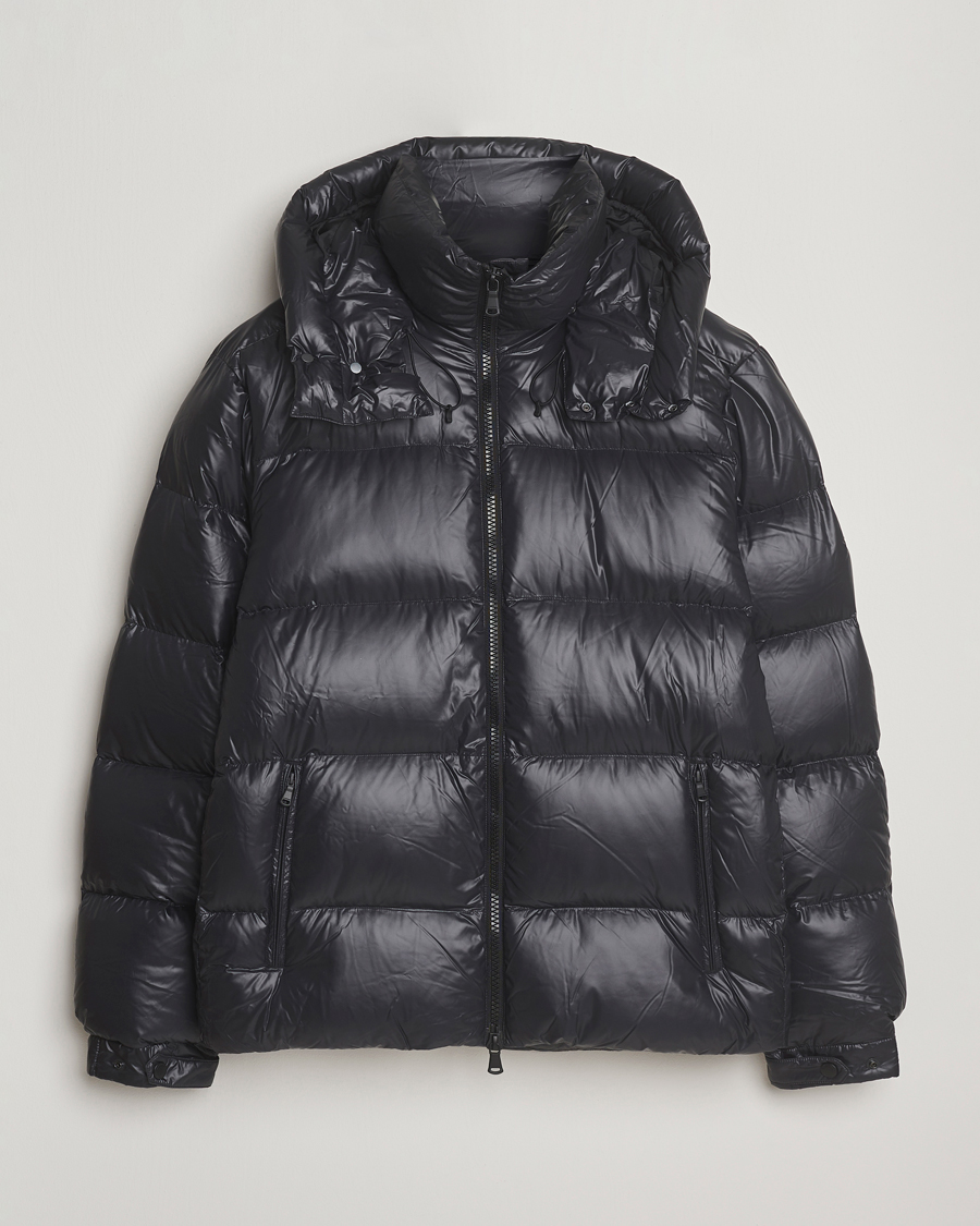 Herre | Jakker | J.Lindeberg | Creek Down Hooded Jacket Black