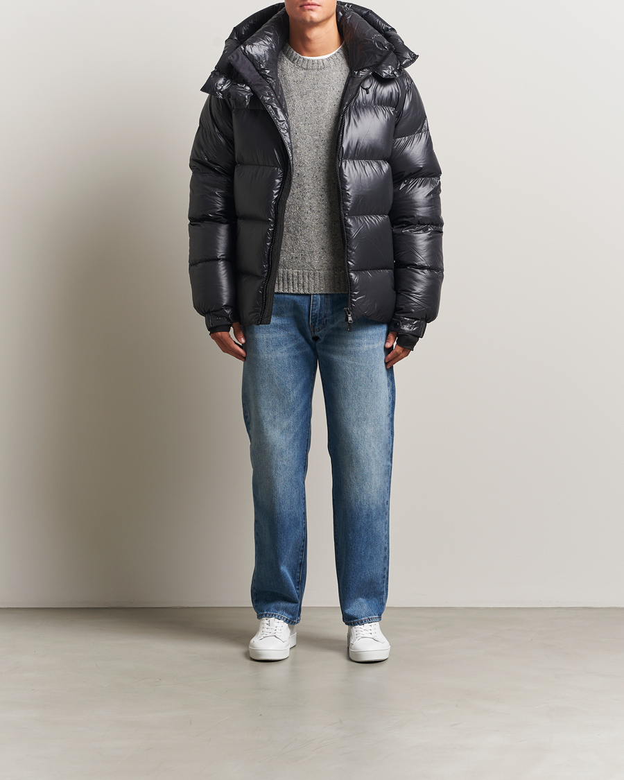 Herre | Jakker | J.Lindeberg | Creek Down Hooded Jacket Black