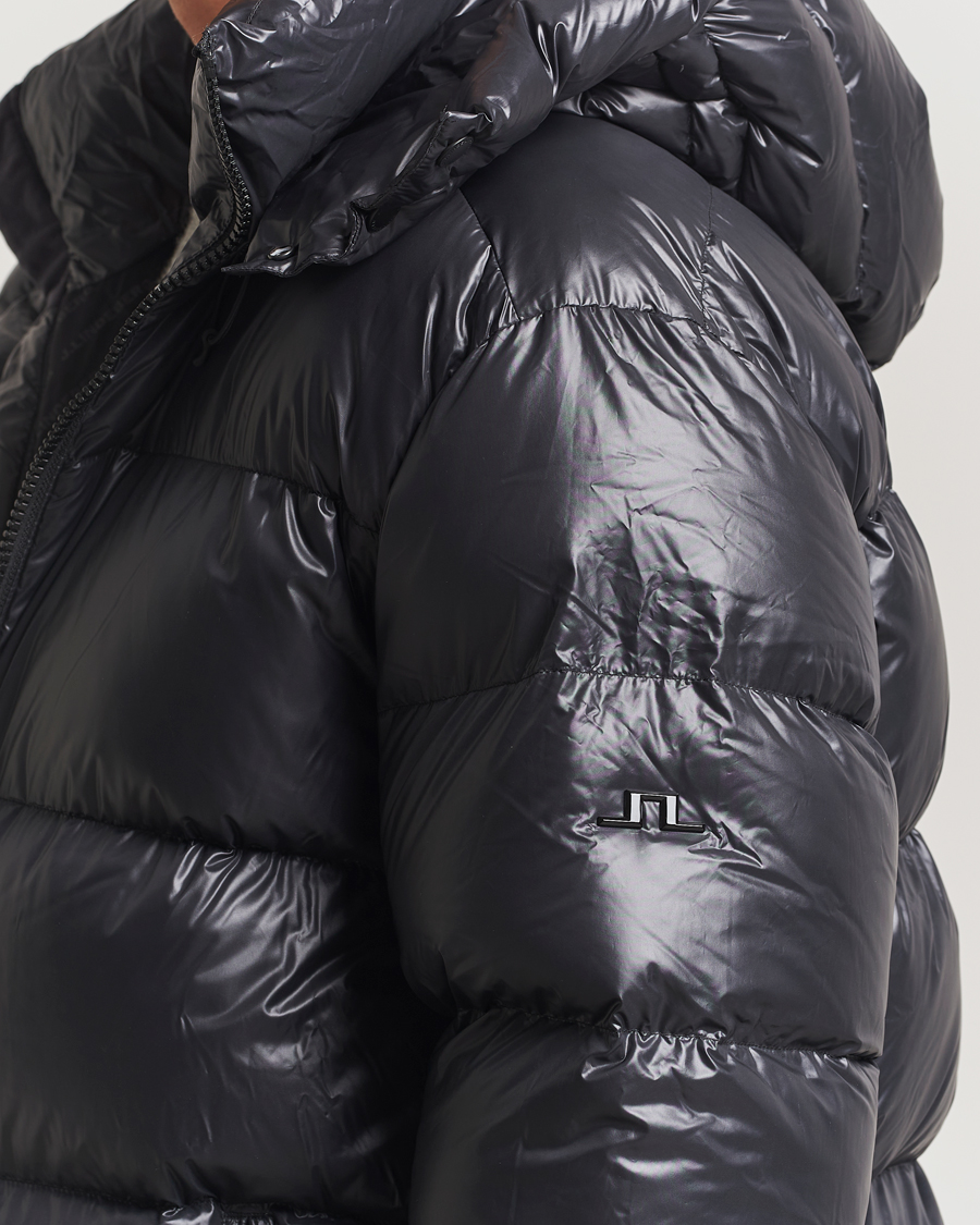Herre | Jakker | J.Lindeberg | Creek Down Hooded Jacket Black