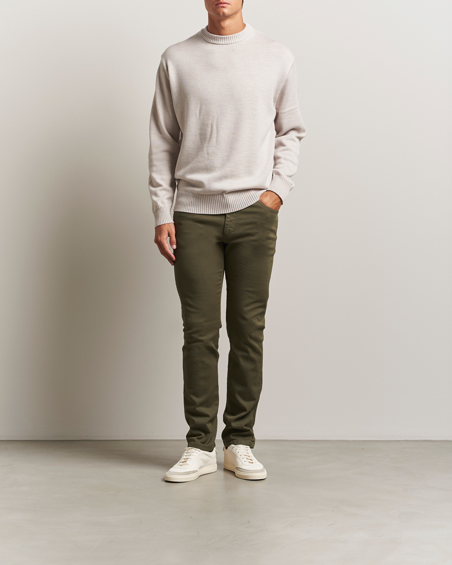 Herre | Jeans | J.Lindeberg | Jax Left Hand Twill Jeans Forest Green