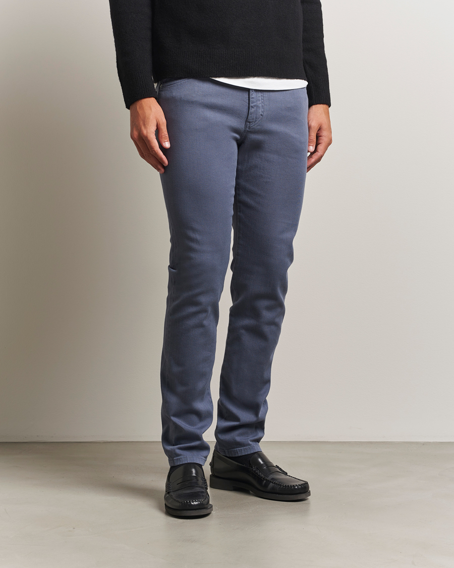 Herre | Jeans | J.Lindeberg | Jax Left Hand Twill Jeans Vintage Indigo