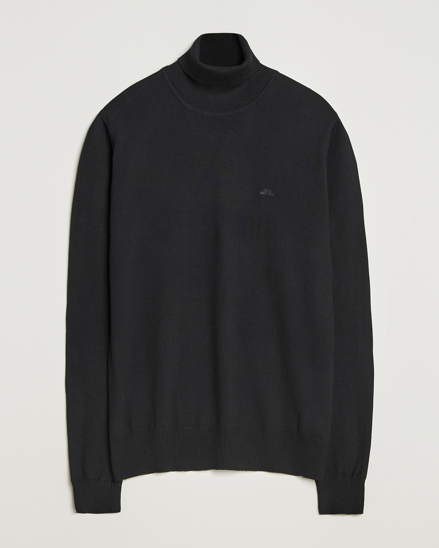 Herre | Trøjer | J.Lindeberg | Kaden Merino Turtleneck Black
