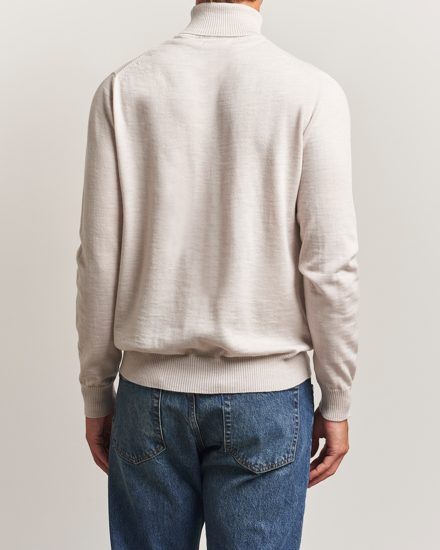 Herre | Trøjer | J.Lindeberg | Kaden Merino Turtleneck Moonbeam Melange