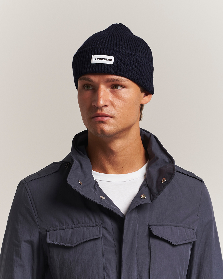 Herre | Huer | J.Lindeberg | Juan Merino Beanie Navy