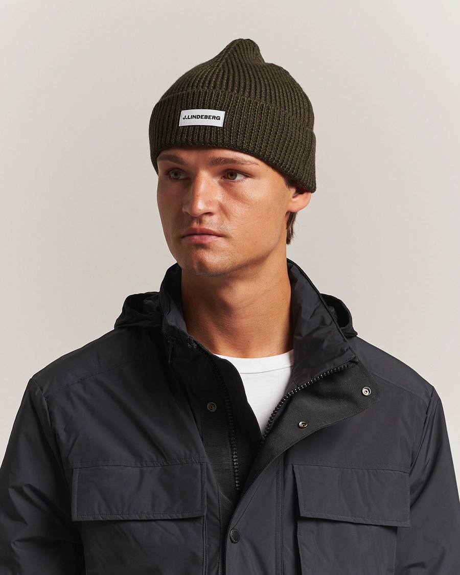 Herre | Huer | J.Lindeberg | Juan Merino Beanie Forest Green