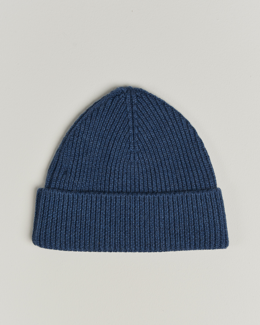 Herre | Huer | J.Lindeberg | Juan Merino Beanie Vintage Indigo