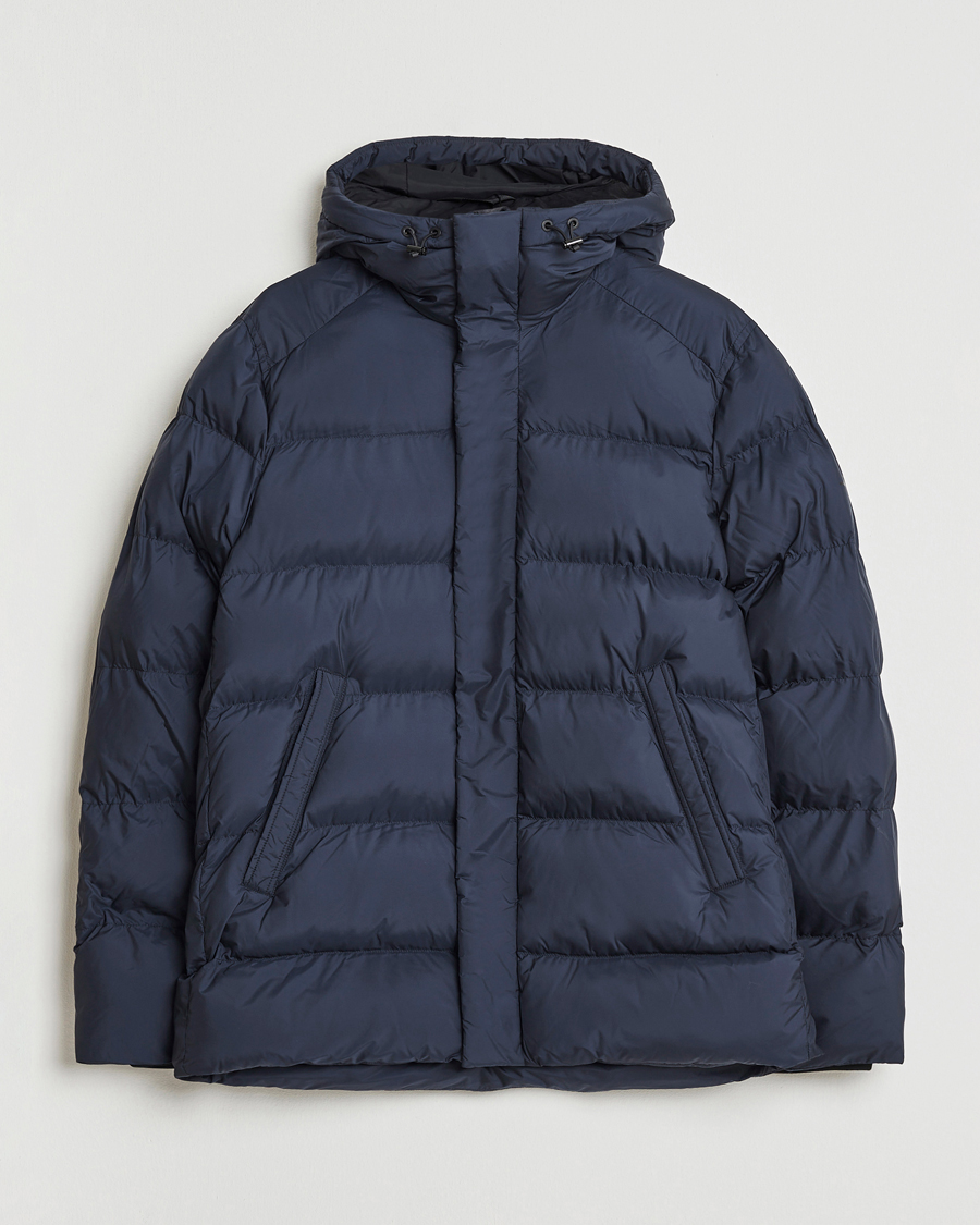 Herre | Jakker | J.Lindeberg | Padded Hooded Jacket Navy