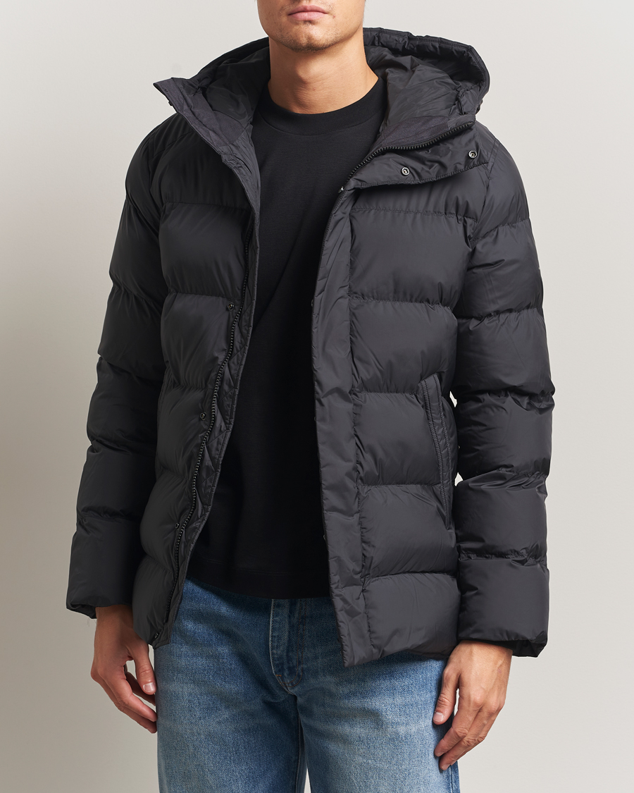 Herre | Jakker | J.Lindeberg | Padded Hooded Jacket Black