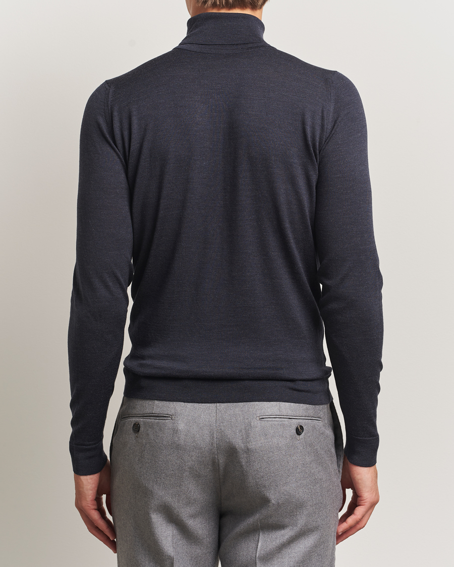 Herre | Trøjer | John Smedley | Cherwell Extra Fine Merino Rollneck Hepburn Smoke