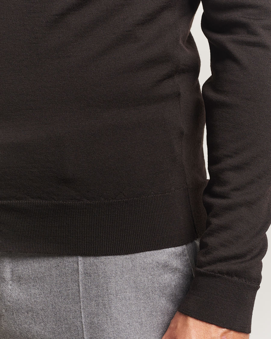 Herre | Trøjer | John Smedley | Petworth Extra Fine Merino Cardigan Faulkner Brown