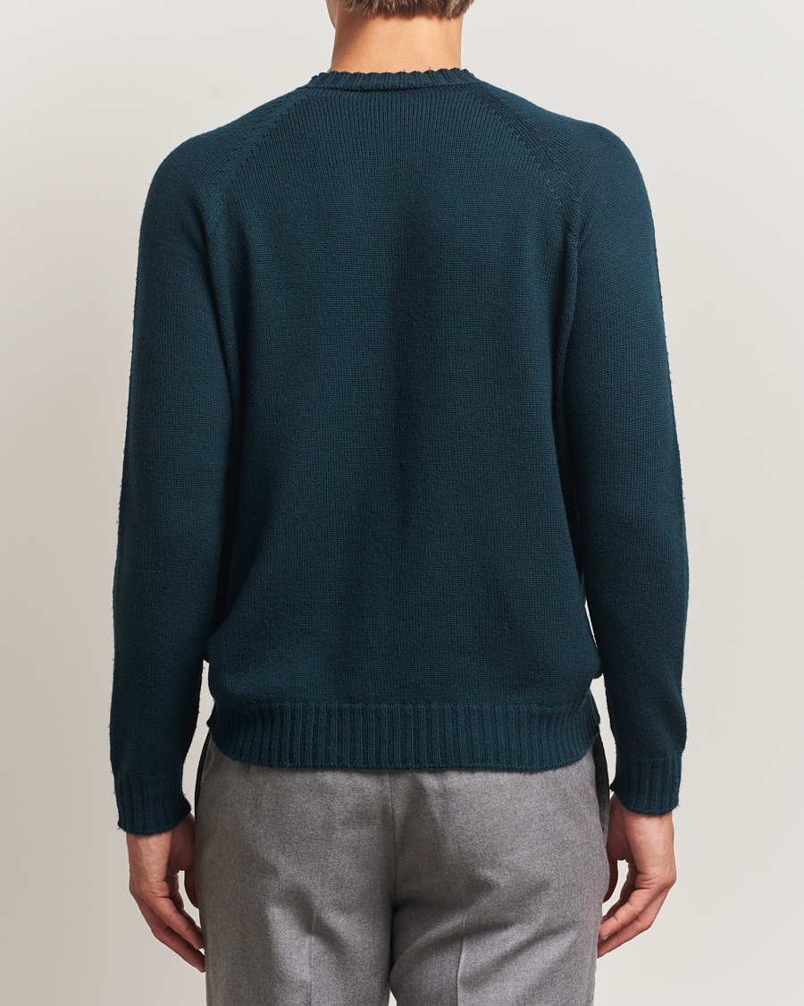 Herre | Trøjer | John Smedley | Denver Extra Fine Merino Crew Neck Richardson Green