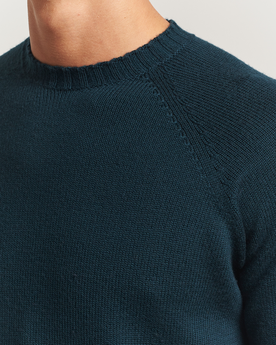 Herre | Trøjer | John Smedley | Denver Extra Fine Merino Crew Neck Richardson Green