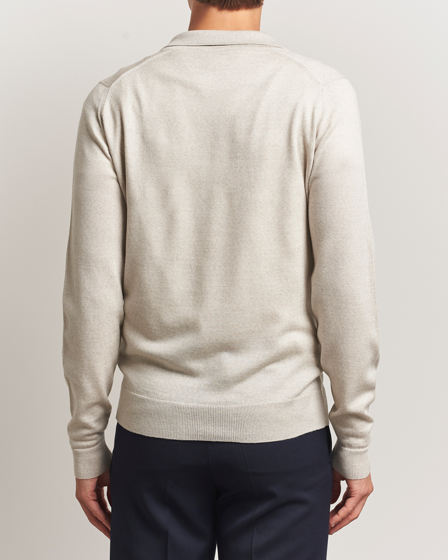 Herre | Trøjer | John Smedley | Alston Extra Fine Merino Full Zip Grey Fleece