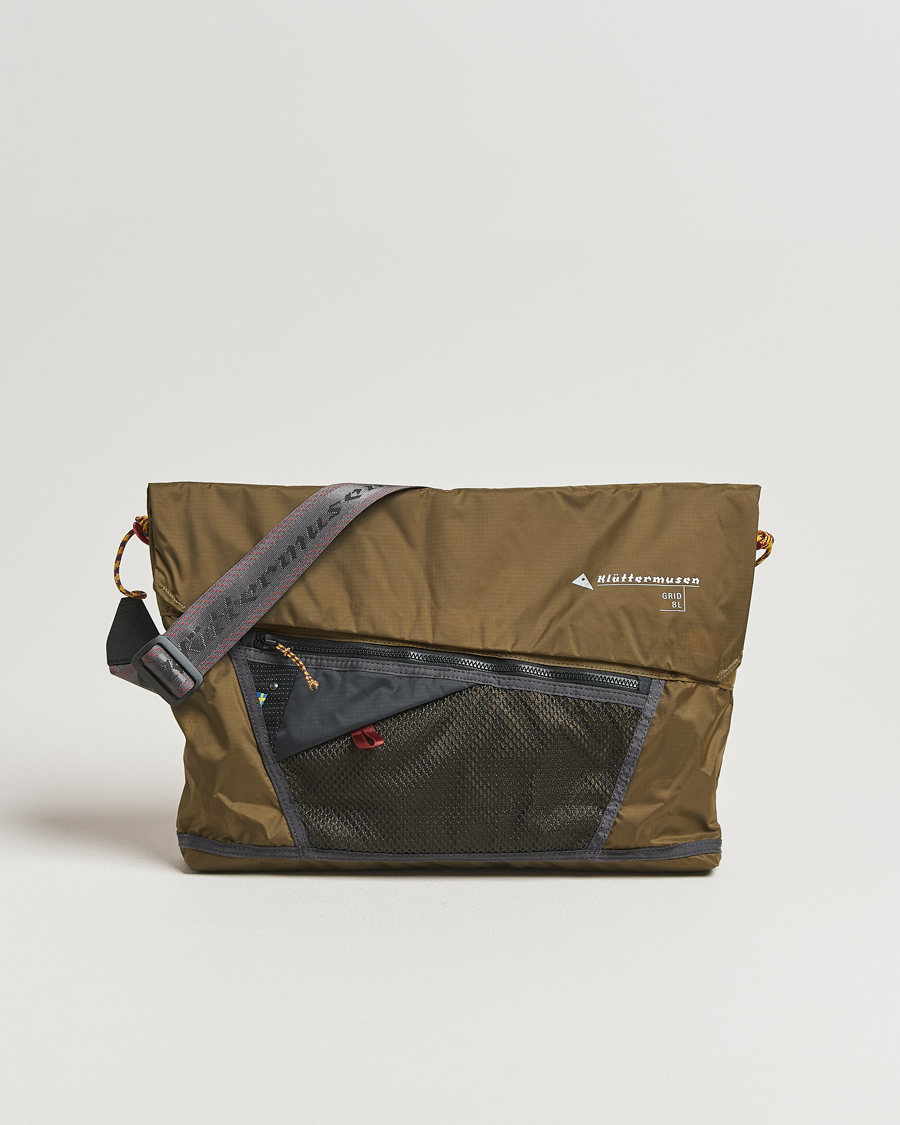 Herre | Tasker | Klättermusen | Grid Messenger Bag Olive