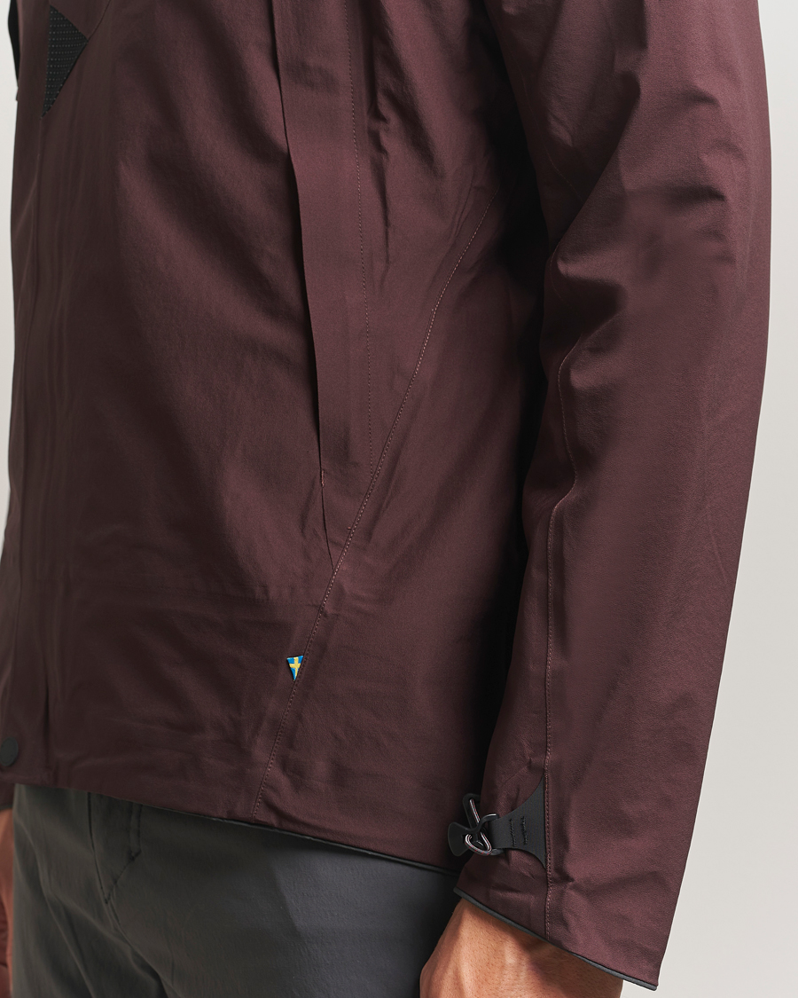 Herre | Jakker | Klättermusen | Asynja Lightweight Waterproof Jacket Amanth Red