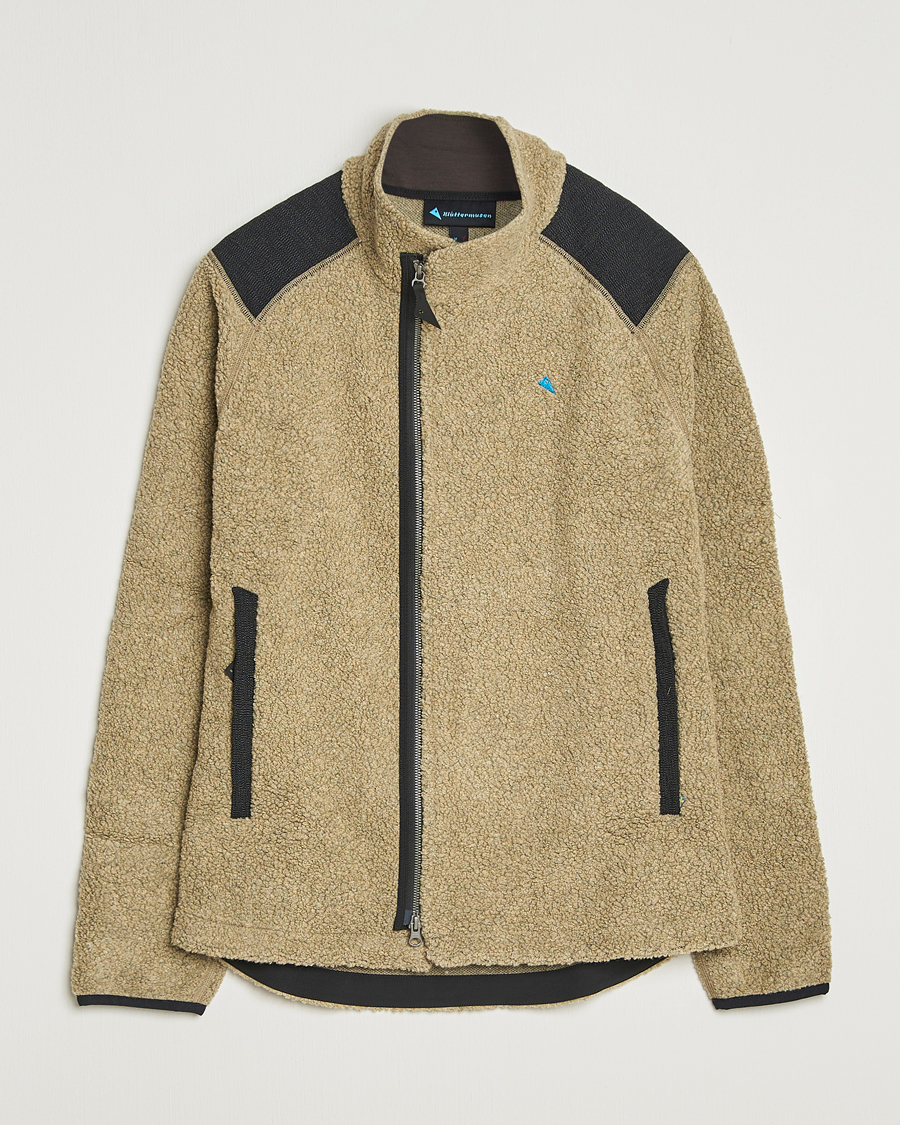 Herre | Trøjer | Klättermusen | Skoll Wool Fleece Jacket Silver Green