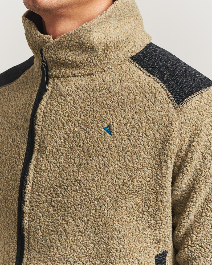 Herre | Trøjer | Klättermusen | Skoll Wool Fleece Jacket Silver Green
