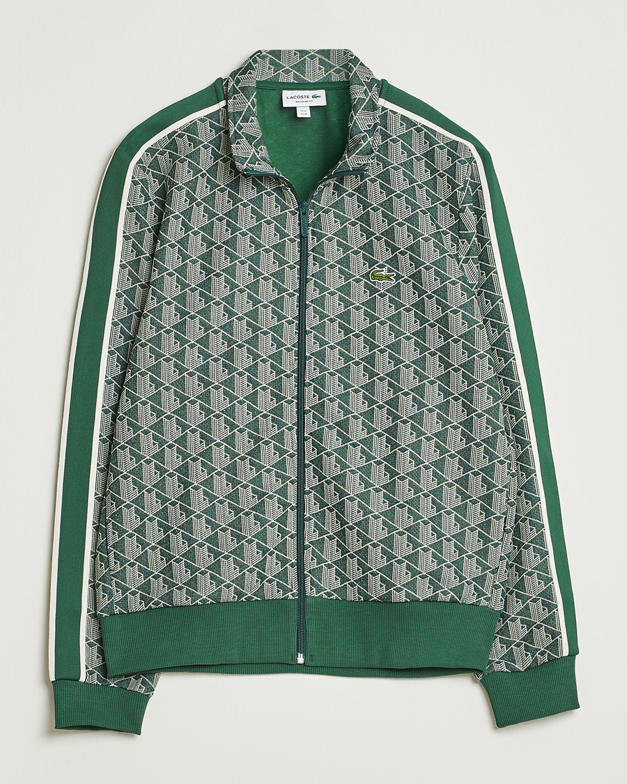 Herre | Trøjer | Lacoste | Monogram Track Jacket Green/Sinople