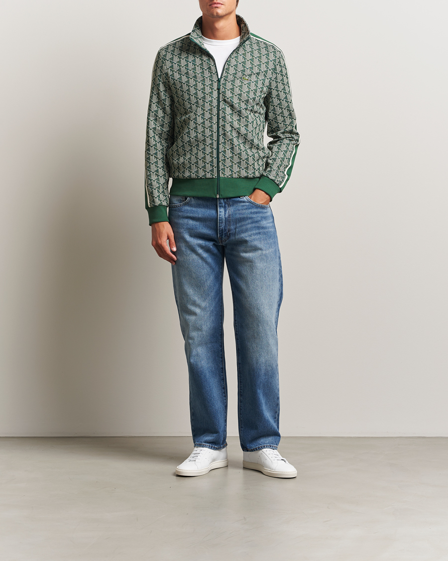 Herre | Trøjer | Lacoste | Monogram Track Jacket Green/Sinople